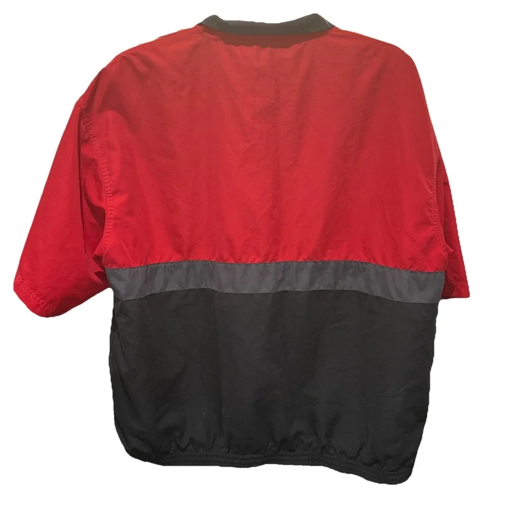 Bolle Golf 1/4‎ Zip Pullover Short Sleeve Windbreaker Wind Water MENS SIZE L